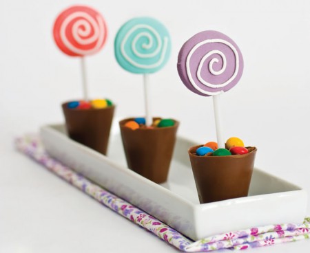 Pirulitos de Chocolate