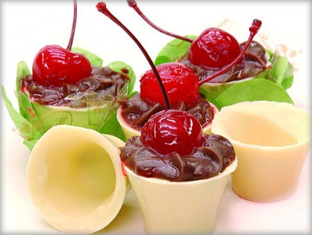 Mini Cups de Chocolate